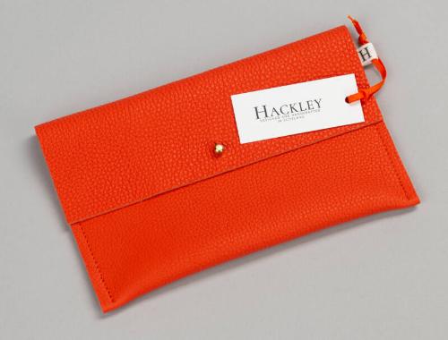 Orange Leather Purse