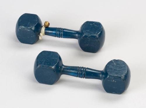 Pair of Wooden Dumbbells or Exercise Batons
