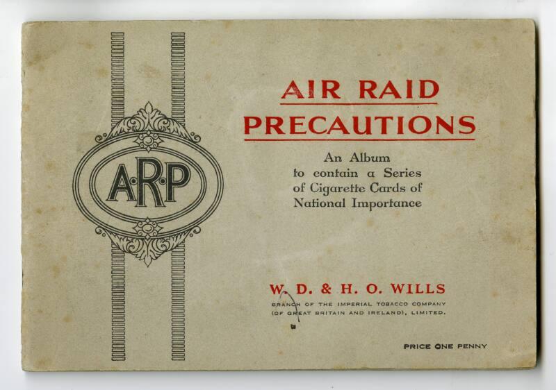 Air Raid Precautions Cigarette Card Album