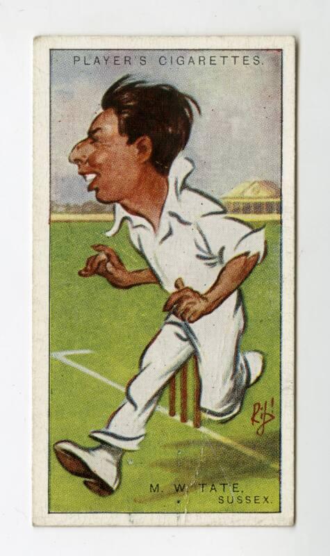 Cricketers Caricatures by "RIP" Series: No. 44 M. W. Tate