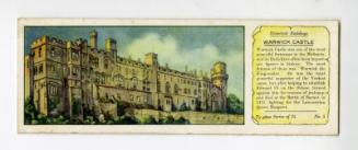 Typhoo Tea Card - "Historical Buildings" series - No. 5  Warwick Castle
