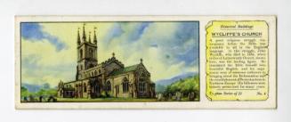 Typhoo Tea Card - "Historical Buildings" series - No. 4  Wycliffe's Church