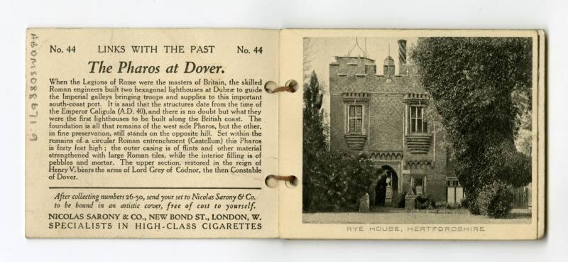 Links With The Past Series: No. 49 Rye House, Hertfordshire