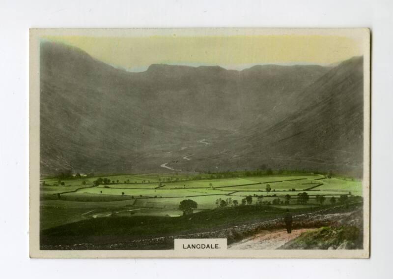 Cavanders Cigarette Card - "Wordsworth's Country" series - No. 30  Head of Langdale