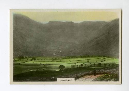 Cavanders Cigarette Card - "Wordsworth's Country" series - No. 30  Head of Langdale