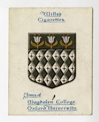 Will's Cigarette Card - "Arms of Oxford & Cambridge Colleges" series - No. 31  Magdalen College, Oxford