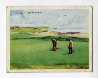 Will's Cigarette Card - "Golfing" series - No.16  Porthcawl, Royal Porthcawl Golf Club
