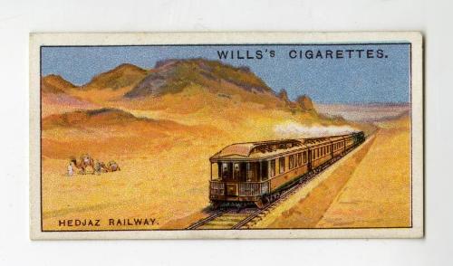 Wills's Cigarette Card - "Engineering Wonders" series - No. 44  Hedjaz Railway, Arabia