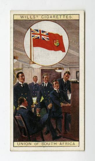 Wills's Cigarette Card - "Flags of The Empire" series - No. 11  Flag of the Union of S. Africa