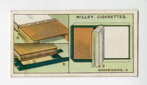 Household Hints Series, Wills's Cigarettes Card: No.6 Bookbinding, 3