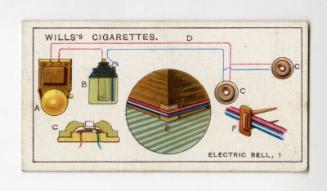 Household Hints Series, Wills's Cigarettes Card: No.1 Electric Bell, 1