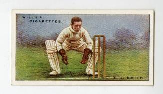 Cricketers, 1928 series, Wills's Cigarettes Card: No.40 E.J. Smith (Warwickshire)