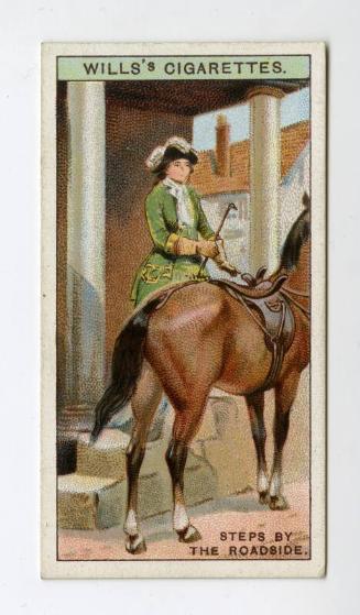 Will's Cigarette Card - ''Do You Know'' 2nd series - No. 41  Why Stone Steps were placed by the road-side?