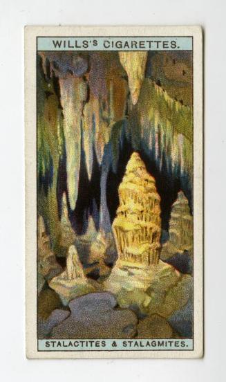 Will's Cigarette Card - ''Do You Know'' 2nd series - No. 39  How Stalactites are formed?