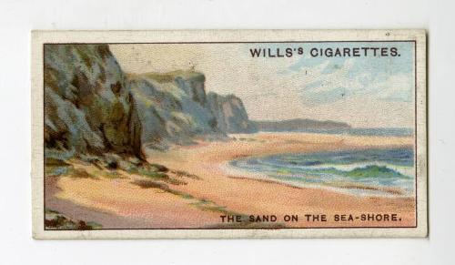 Will's Cigarette Card - ''Do You Know'' 2nd series - No. 34  How the Sand comes on the Sea-shore?