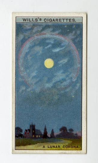 Will's Cigarette Card - ''Do You Know'' 2nd series - No. 29  What causes a Lunar Corona?