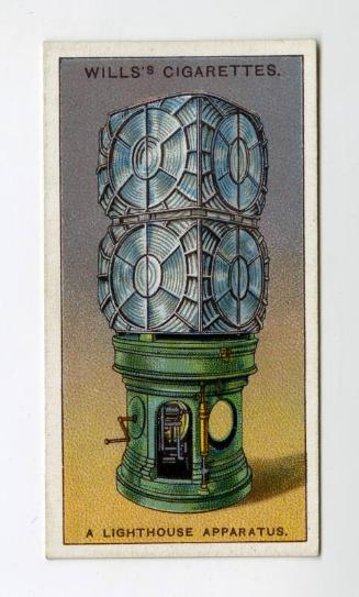Will's Cigarette Card - ''Do You Know'' 2nd series - No. 28  What makes the Light in the Lighthouse?