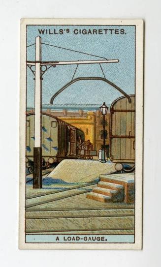 Will's Cigarette Card - ''Do You Know'' 2nd series - No. 26  Why a Curved Iron hangs over the Rails in many Stations?