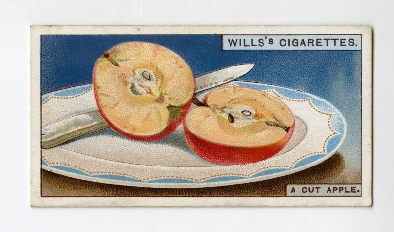 Will's Cigarette Card - ''Do You Know'' 2nd series - No. 4  Why an Apple turns brown when cut?