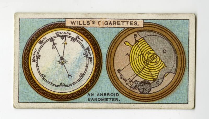 Will's Cigarette Card - ''Do You Know'' 2nd series - No. 2  How the Aneroid Barometer works?