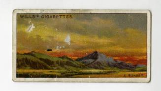 ''Do You Know'' series, Wills's Cigarettes Card: No.45 what causes the Colours of the Sunset?