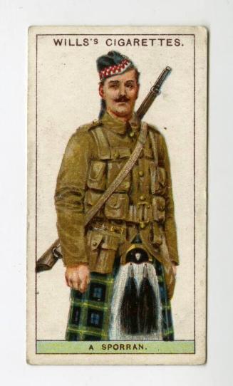 ''Do You Know'' series, Wills's Cigarettes Card: No.43 why a Scotsman wears a Sporran?