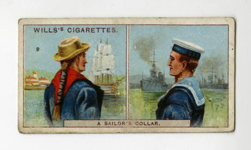 ''Do You Know'' series, Wills's Cigarettes Card: No.38(?) why Sailors wear Collars?