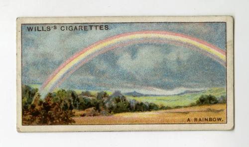 ''Do You Know'' series, Wills's Cigarettes Card: No.36 what causes the Rainbow?