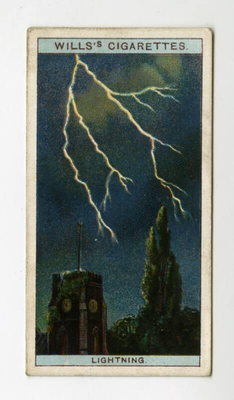 ''Do You Know'' series, Wills's Cigarettes Card: No.26 what causes Lightning?