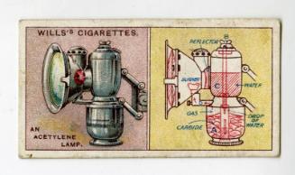 ''Do You Know'' series, Wills's Cigarettes Card: No.2 how an Acetylene Lamp Works?