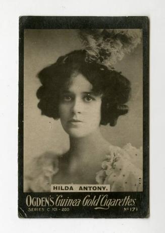 Ogden's Guinea Gold Cigarettes Card: No. 171 Hilda Antony, Series C 101-200