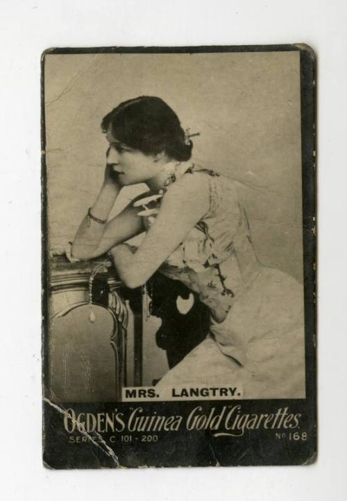 Ogden's Guinea Gold Cigarettes Card: No. 168 Mrs Langtry, Series C 101-200