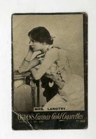 Ogden's Guinea Gold Cigarettes Card: No. 168 Mrs Langtry, Series C 101-200