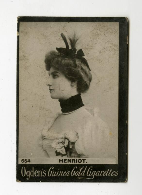 Ogden's Guinea Gold Cigarettes Card: 654 Henriot