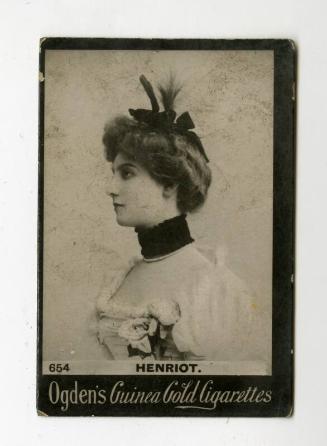 Ogden's Guinea Gold Cigarettes Card: 654 Henriot