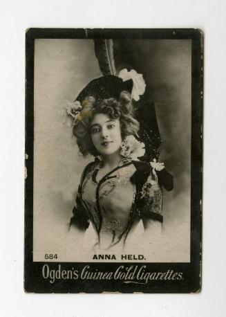 Ogden's Guinea Gold Cigarettes Card: 584 Anna Held