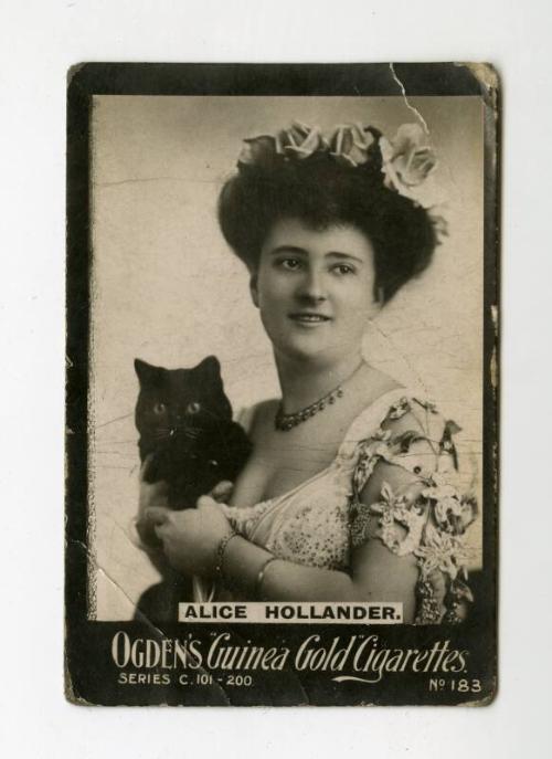 Ogden's Guinea Gold Cigarettes Card: Alice Hollander