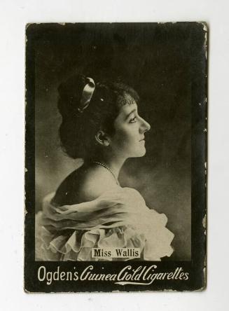 Ogden's Guinea Gold Cigarettes Card: Miss Wallis