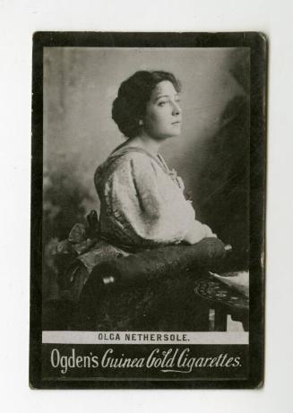 Ogden's Guinea Gold Cigarettes Card: Olga Nethersole