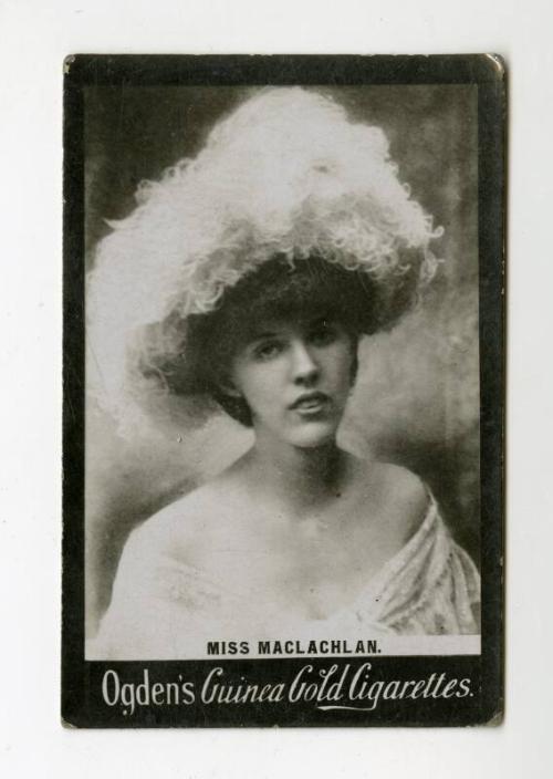 Ogden's Guinea Gold Cigarettes Card: Miss Maclachlan