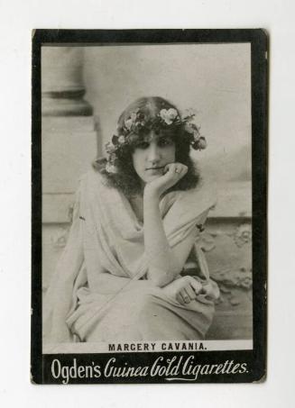 Ogden's Guinea Gold Cigarettes Card: Margery Cavania
