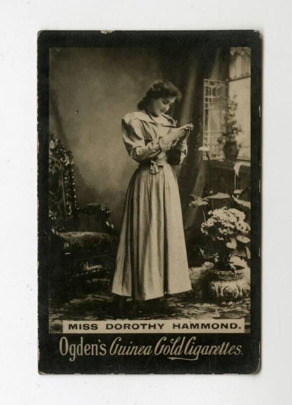 Ogden's Guinea Gold Cigarettes Card: Miss Dorothy Hammond