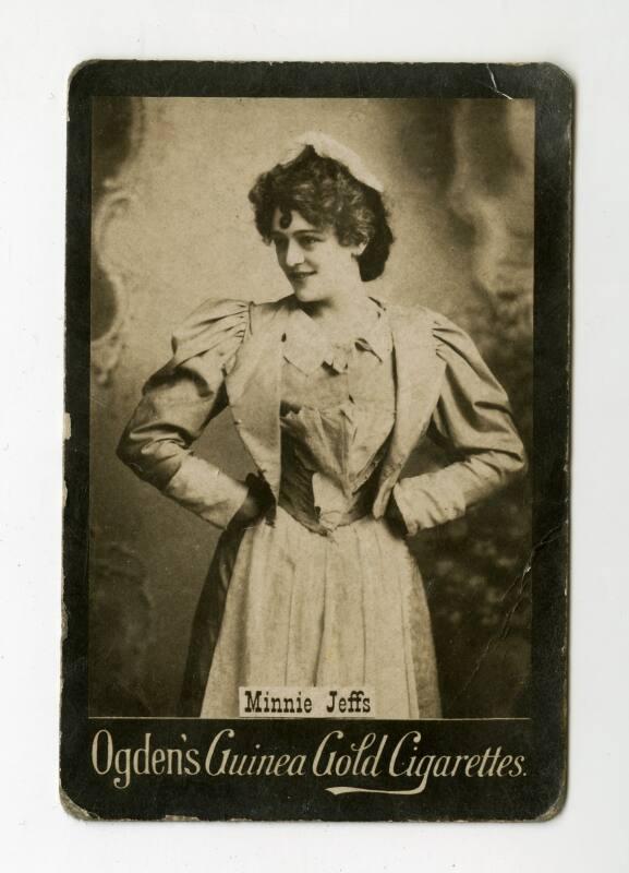 Ogden's Guinea Gold Cigarettes Card: Minnie Jeffs