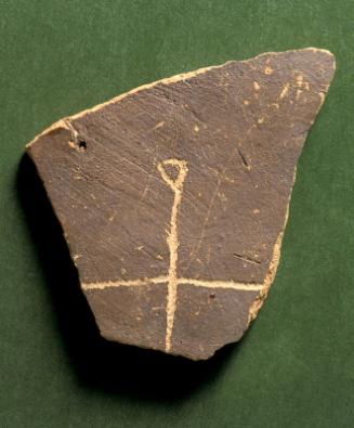 Sherd With Sgraffito Possibly Merchant's Mark