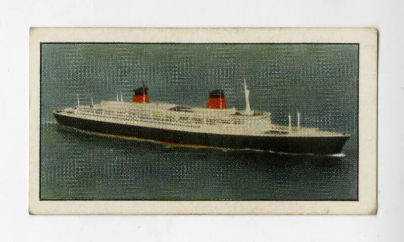 "Passenger Liners" NCS Card - France