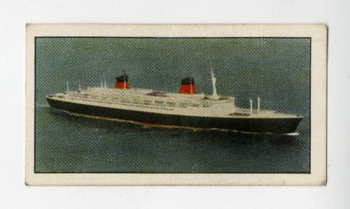 "Passenger Liners" NCS Card - France