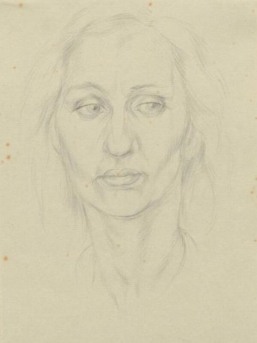 Portrait of woman's head