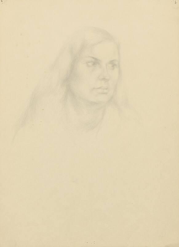 Portrait of a woman's head