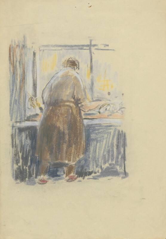 Woman at sink