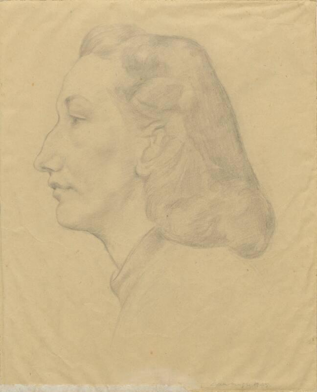 Portrait of a woman's head